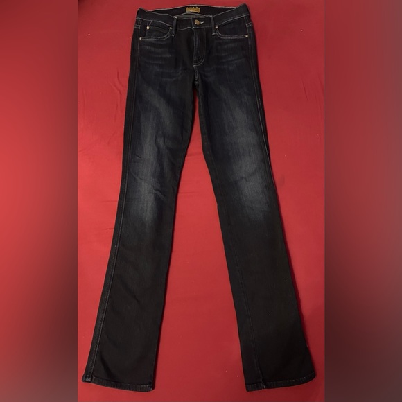 Mother “The Rascal” Mid Rise Straight Leg Jean in “Coffee, Tea or Me? Wash” - Picture 2 of 7